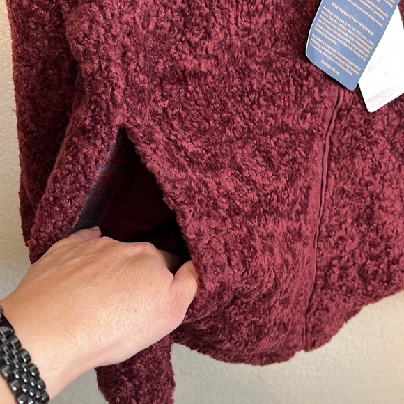 NWT Pendleton fuzzy full zip jacket size medium - Picture 2 of 11